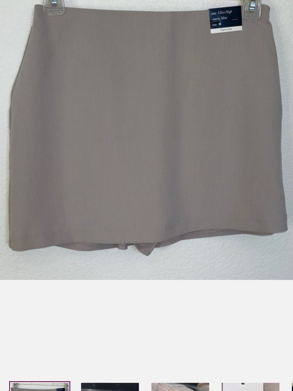 Abercrombie & Fitch Taupe Mini Skirt